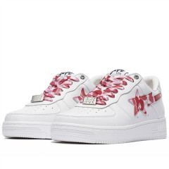 Кроссовки Bape Sta White/Pink