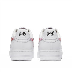 Кроссовки Bape Sta White/Pink