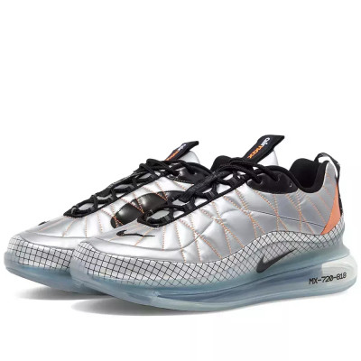Кроссовки Nike Air Max MX-720-818 Metallic Silver Black Total Orange Кроссовки Nike Air Max MX-720-818 Metallic Silver Black Total Orange