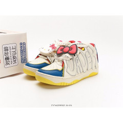 Кроссовки Old Order Skater 001 White/Blue/Red