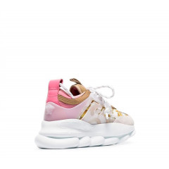 Кроссовки Versace Chain Reaction 2 Chainz White/Pink