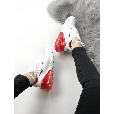 Кроссовки Nike Air Max 270 White/Red Кроссовки Nike Air Max 270 White/Red