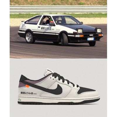 Кроссовки Nike SB Dunk Low “Initial D” AE86 Кроссовки Nike SB Dunk Low “Initial D” AE86