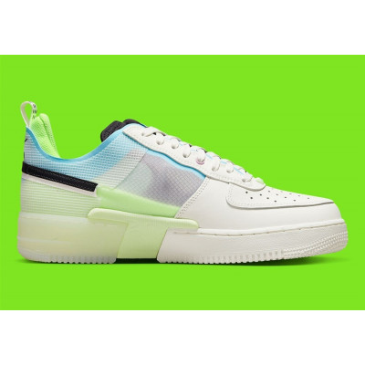 Кроссовки Nike Air Force 1 React White/Green/Blue Кроссовки Nike Air Force 1 React White/Green/Blue