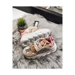 Кроссовки Versace Chain Reaction 2 Chainz White/Pink
