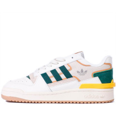 Кроссовки Adidas Forum Exhibit Low White/Green/Yellow