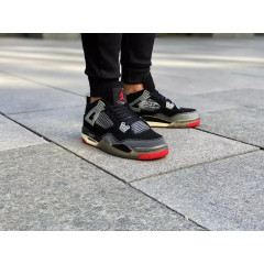 Кроссовки Off White x Nike Air Jordan 4 "Bred"