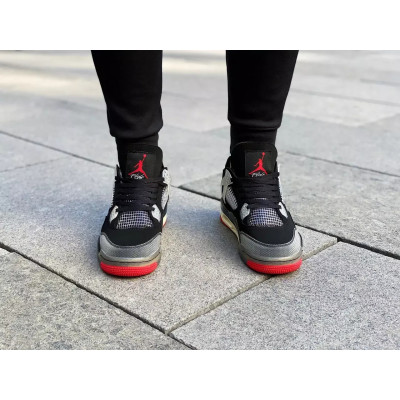 Кроссовки Off White x Nike Air Jordan 4 "Bred" Кроссовки Off White x Nike Air Jordan 4 "Bred"