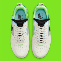 Кроссовки Nike Air Force 1 React White/Green/Blue