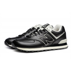 Кроссовки New Balance 574 Leather Black