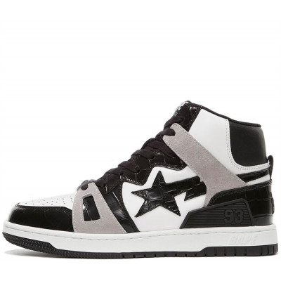 Кроссовки Bape Sta High Black/White Кроссовки Bape Sta High Black/White