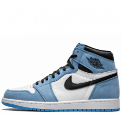 Кроссовки Nike Air Jordan 1 Retro UNIVERSITY BLUE с мехом