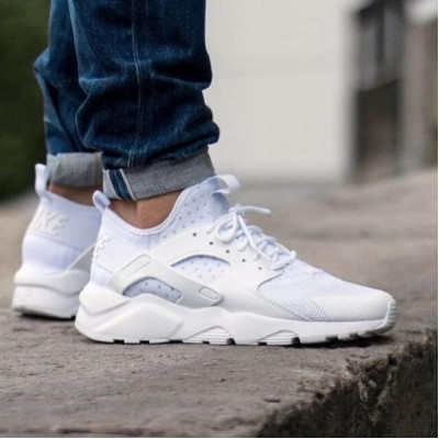 Кроссовки Nike Air Huarache Run Ultra Triple White Кроссовки Nike Air Huarache Run Ultra Triple White