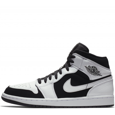 Кроссовки Nike Air Jordan 1 Mid Black/White Кроссовки Nike Air Jordan 1 Mid Black/White