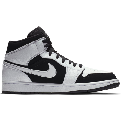 Кроссовки Nike Air Jordan 1 Mid Black/White Кроссовки Nike Air Jordan 1 Mid Black/White