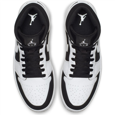 Кроссовки Nike Air Jordan 1 Mid Black/White Кроссовки Nike Air Jordan 1 Mid Black/White
