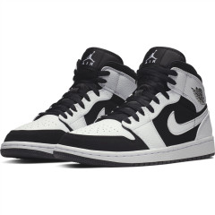 Кроссовки Nike Air Jordan 1 Mid Black/White