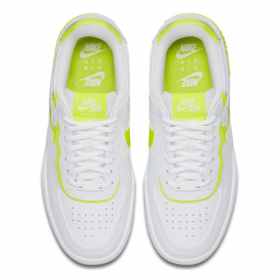 Кроссовки Nike Air Force 1 Shadow White Lemon Venom Volt Кроссовки Nike Air Force 1 Shadow White Lemon Venom Volt