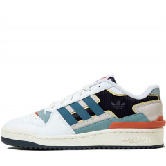 Кроссовки Adidas Forum Exhibit Low White/Blue/Red