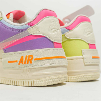 Кроссовки Nike Air Force 1 Shadow Double Swoosh Sail Pink Purple Кроссовки Nike Air Force 1 Shadow Double Swoosh Sail Pink Purple