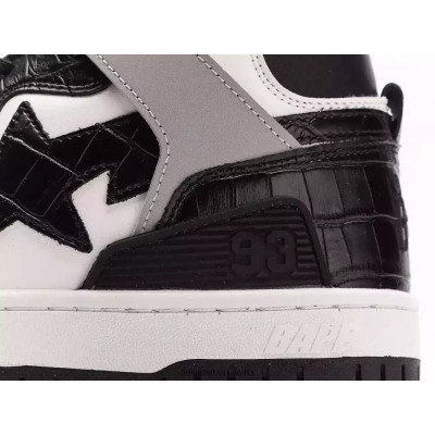 Кроссовки Bape Sta High Black/White Кроссовки Bape Sta High Black/White
