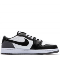 Кроссовки Nike x Travis Scott Air Jordan 1 Low Black/White