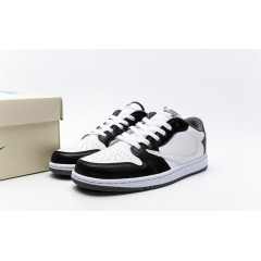 Кроссовки Nike x Travis Scott Air Jordan 1 Low Black/White