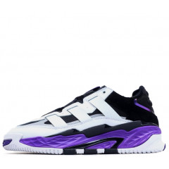 Кроссовки Adidas Niteball White\Purple с мехом