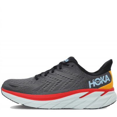 Кроссовки Hoka Clifton 8 Grey/Red Кроссовки Hoka Clifton 8 Grey/Red