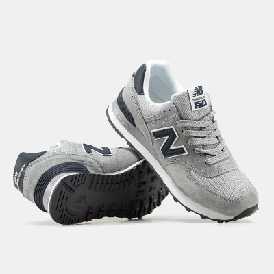 Кроссовки New Balance 574 Grey/Dark Blue Кроссовки New Balance 574 Grey/Dark Blue