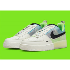 Кроссовки Nike Air Force 1 React White/Green/Blue