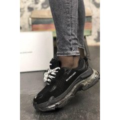 Кроссовки Balenciaga Triple S Clear Sole Black