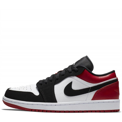 Кроссовки Nike Air Jordan 1 Low "Black Toe" Кроссовки Nike Air Jordan 1 Low "Black Toe"