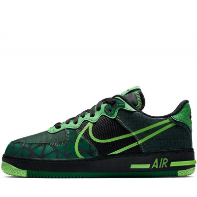 Кроссовки Nike Air Force 1 React Green\Black Кроссовки Nike Air Force 1 React Green\Black