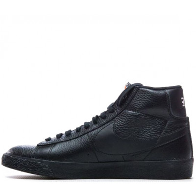 Кроссовки Nike Blazer 77 Mid All Black с мехом Кроссовки Nike Blazer 77 Mid All Black с мехом