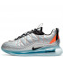 Кроссовки Nike Air Max MX-720-818 Metallic Silver Black Total Orange Кроссовки Nike Air Max MX-720-818 Metallic Silver Black Total Orange