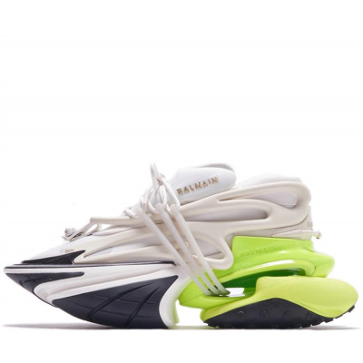Кроссовки Balmain White/Green Кроссовки Balmain White/Green