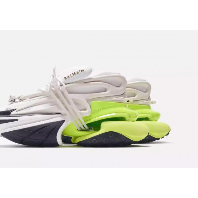 Кроссовки Balmain White/Green Кроссовки Balmain White/Green