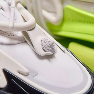 Кроссовки Balmain White/Green Кроссовки Balmain White/Green