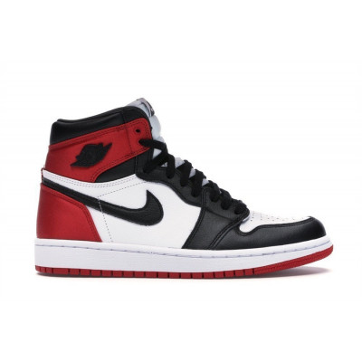 Кроссовки Nike Air Jordan 1 Retro "Black Toe" Black/White/Red с мехом Кроссовки Nike Air Jordan 1 Retro "Black Toe" Black/White/Red с мехом