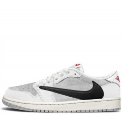 Кроссовки Nike x Travis Scott x Fragment Air Jordan 1 Low Grey