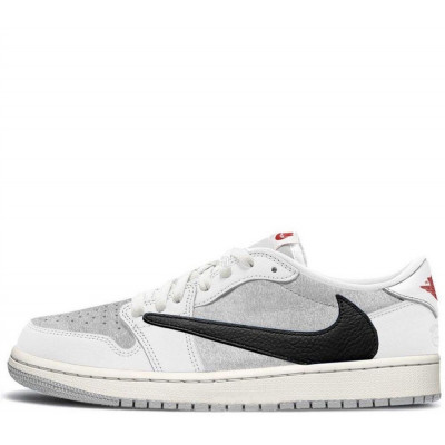 Кроссовки Nike x Travis Scott x Fragment Air Jordan 1 Low Grey Кроссовки Nike x Travis Scott x Fragment Air Jordan 1 Low Grey