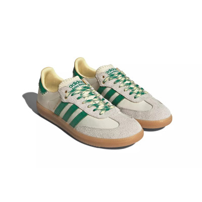 Кеды Wales Bonner x Adidas Samba Cream White Bold Green Кеды Wales Bonner x Adidas Samba Cream White Bold Green