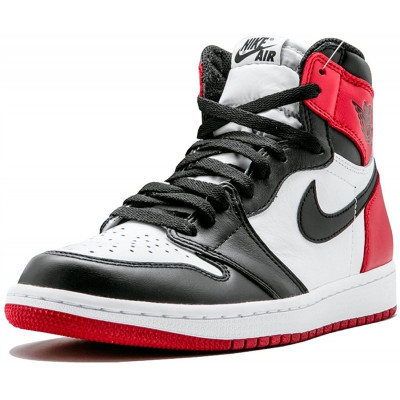 Кроссовки Nike Air Jordan 1 Retro "Black Toe" Black/White/Red с мехом Кроссовки Nike Air Jordan 1 Retro "Black Toe" Black/White/Red с мехом