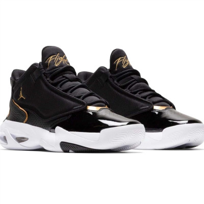 Кроссовки Nike Air Jordan Max Aura 4 Black\White\Gold Кроссовки Nike Air Jordan Max Aura 4 Black\White\Gold