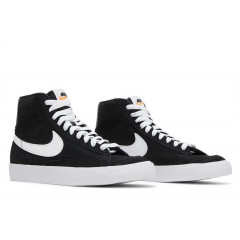 Кроссовки Nike Blazer 77 Mid Black/White с мехом