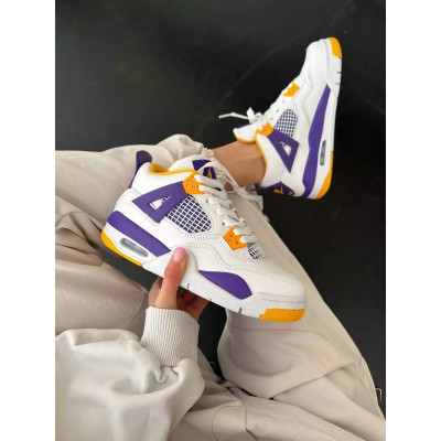 Кроссовки Nike Air Jordan 4 "Lakers" Кроссовки Nike Air Jordan 4 "Lakers"