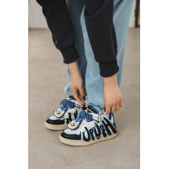 Кроссовки Old Order Skater 001 Black/White/Blue