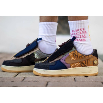 Кроссовки Nike x Travis Scott Air Force 1 Cactus Jack Кроссовки Nike x Travis Scott Air Force 1 Cactus Jack