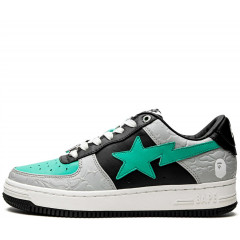 Кроссовки Bape Sta Black/Grey/Mint